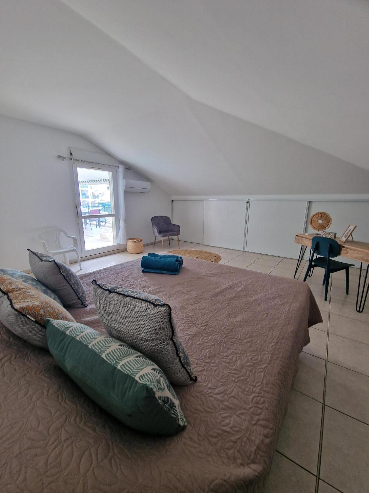 סן-ז'יל-לה-באן Appartement Villa Sur Le Toit, Vue Mer מראה חיצוני תמונה